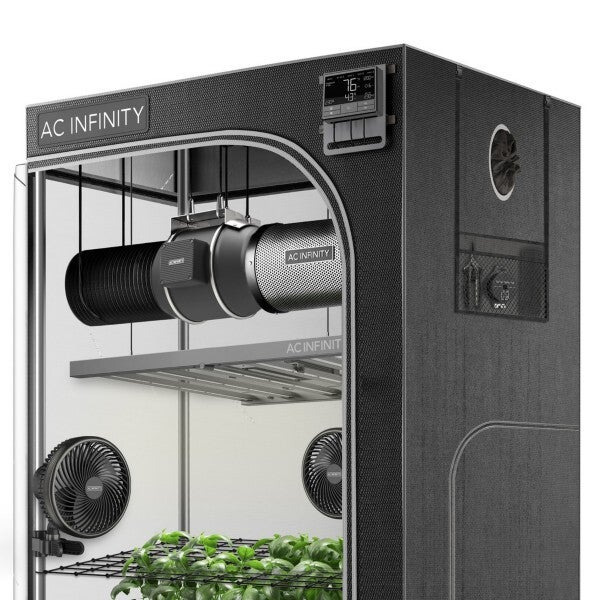 AC Infinity 5x5 COMPLETE GROW TENT SYSTEM EVO LED WIFI INTEGRATED CONTROLS Top Grow